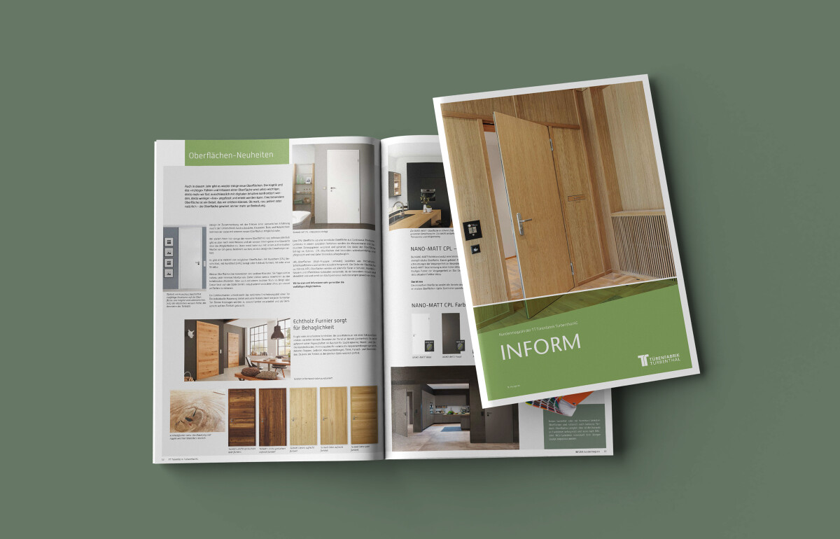 <p>TT Türenfabrik Turbenthal AG, Kundenmagazin</p>